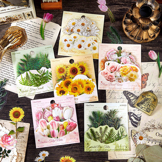 #02475 Plant and Flower Series Sticker