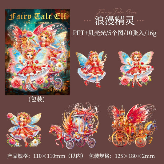 #02804 Fairytale Elves Series Sticker