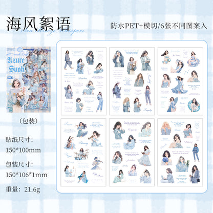 #02503 Pretty Gril Series Sticker