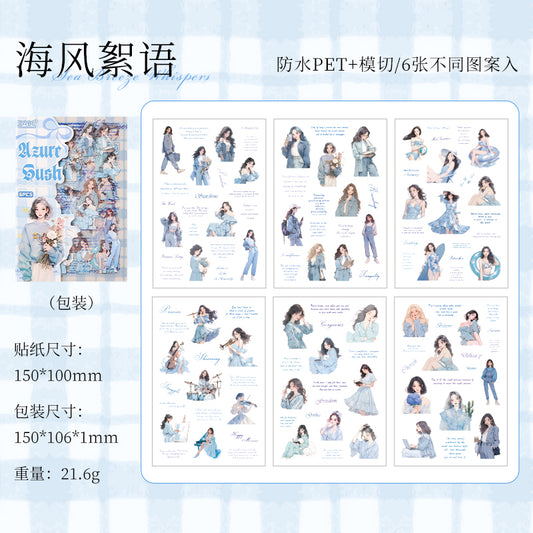 #02503 Pretty Gril Series Sticker