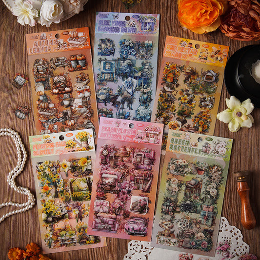 #02405 Life in Garden Series Sticker
