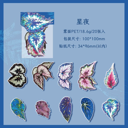 #02727 Colorful Leaf Series Sticker