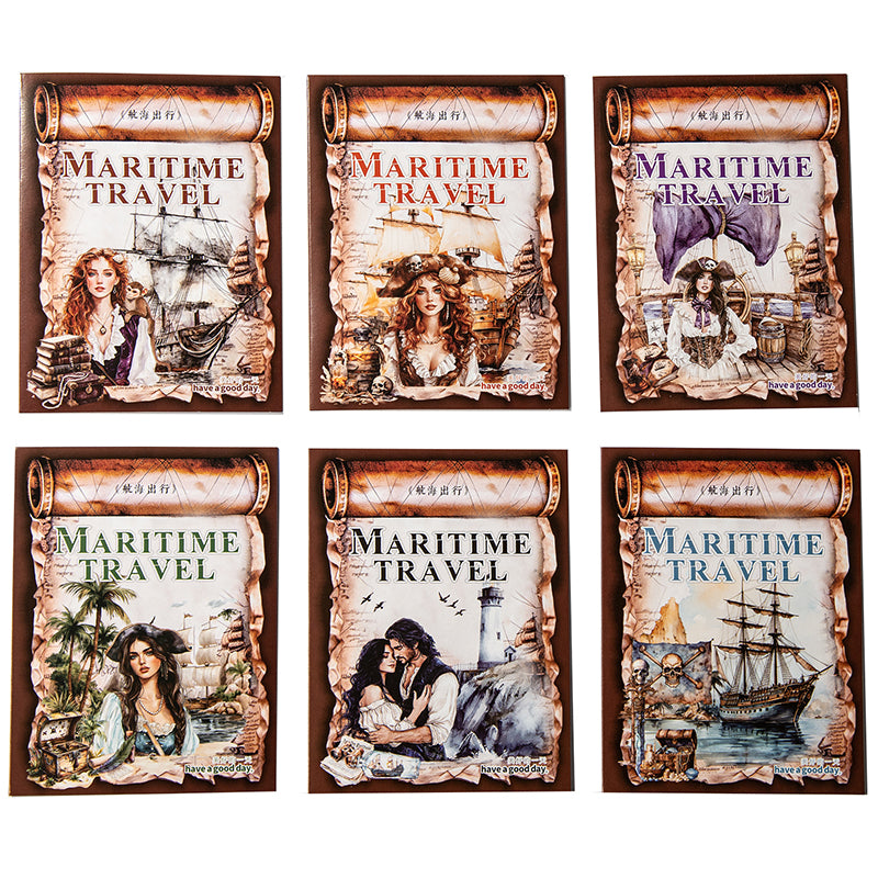 #02121 Maritime Travel Series Sticker