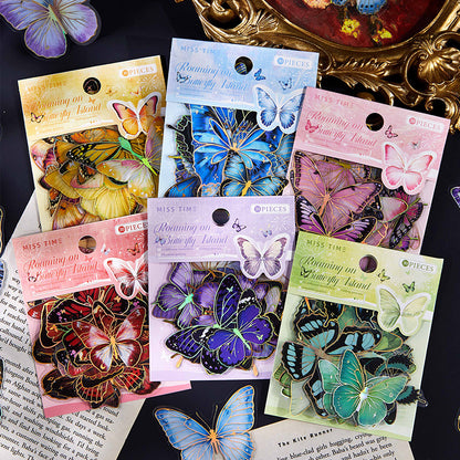 #02696 Beautiful Butterfly Series Sticker