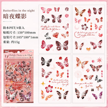 #02790 Color Theme Butterflies Series Sticker