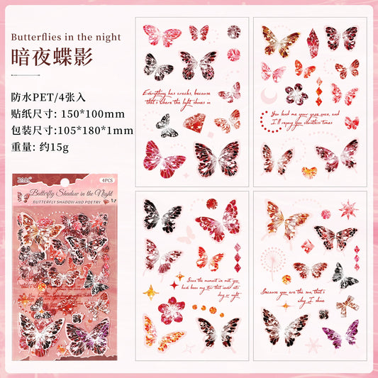 #02790 Color Theme Butterflies Series Sticker