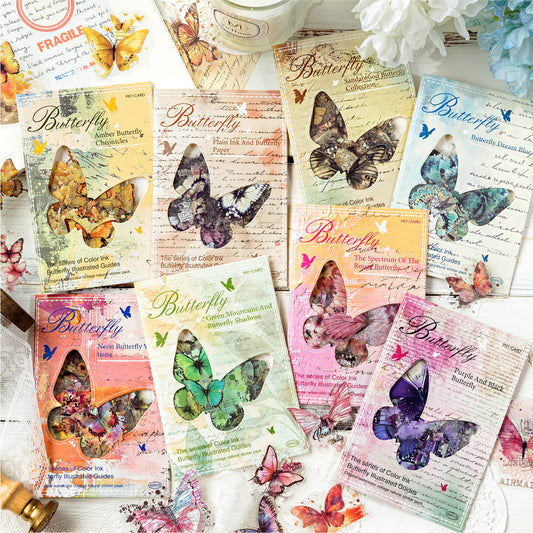 #02610 Colorful Butterfly Series Sticker