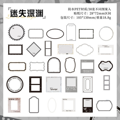 #02713 Time Frame Series Sticker