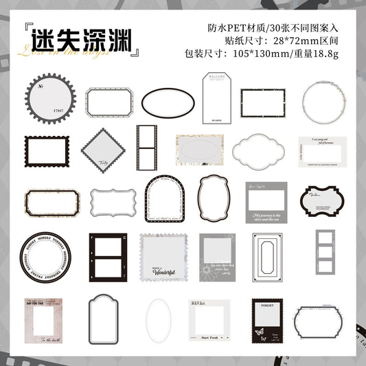 #02713 Time Frame Series Sticker