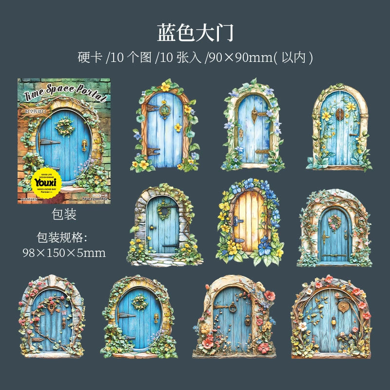 #02796 Forest Door Series Sticker