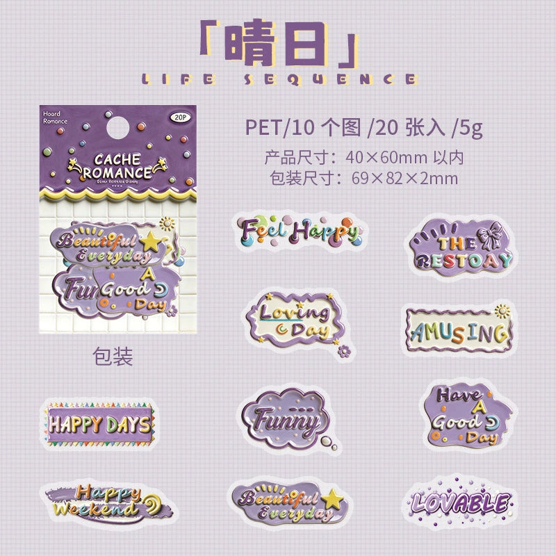 #20639 PET Sticker Pack
