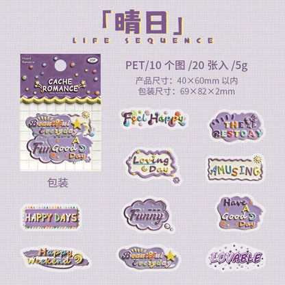#20639 PET Sticker Pack