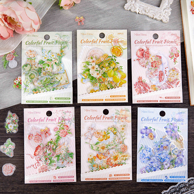 #02170 Colorful Fruit / Flower Series Sticker