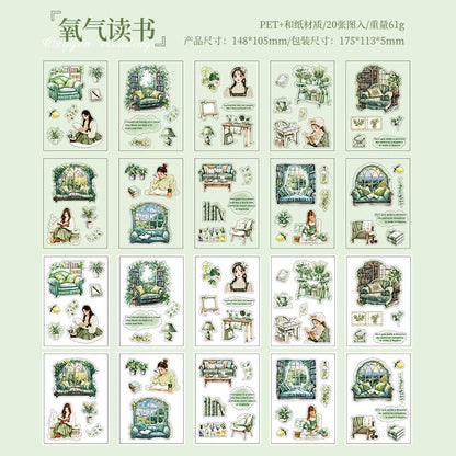 #02744 Relaxing Time Series Sticker