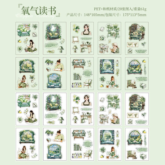 #02744 Relaxing Time Series Sticker