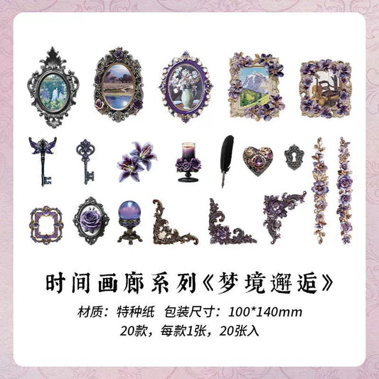 #02801 Vintage House Series Sticker