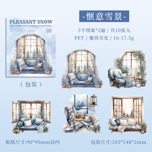 #02255 Secret Landscape Series Sticker
