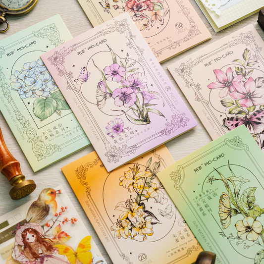 #02560 Unfinish Flower Series Sticker