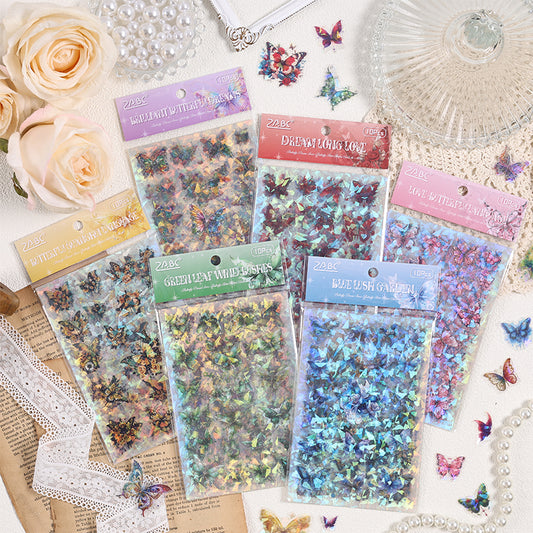 #02446 Moon Butterfly Series Sticker