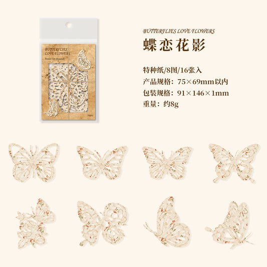 #02814 Flower and Lace Series Sticker