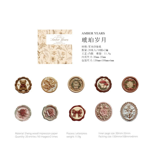 #02746 Fire Stamp Series Sticker