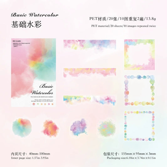 #02829 Water Color Series Sticker