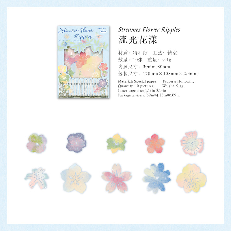 #02509 Flower Material Series Sticker