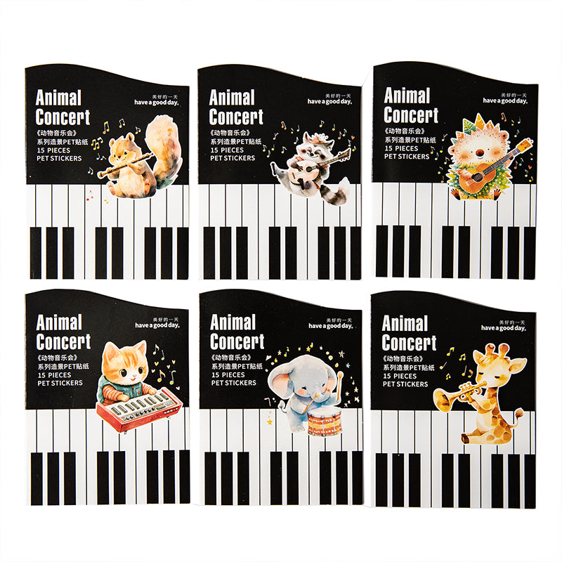 #02622 Animal Concert Series Sticker