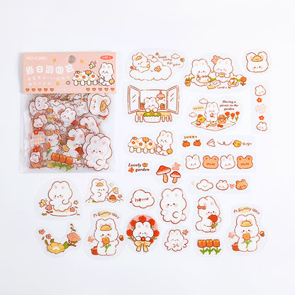 #02154 Cute Bear Series Sticker