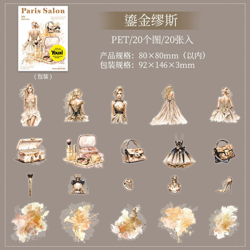 #02714 Paris Salon Series Sticker
