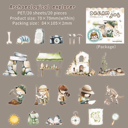 #02055 Dream Job Series Sticker