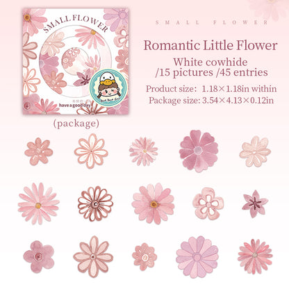 #02054 Colorful Flower Sticker
