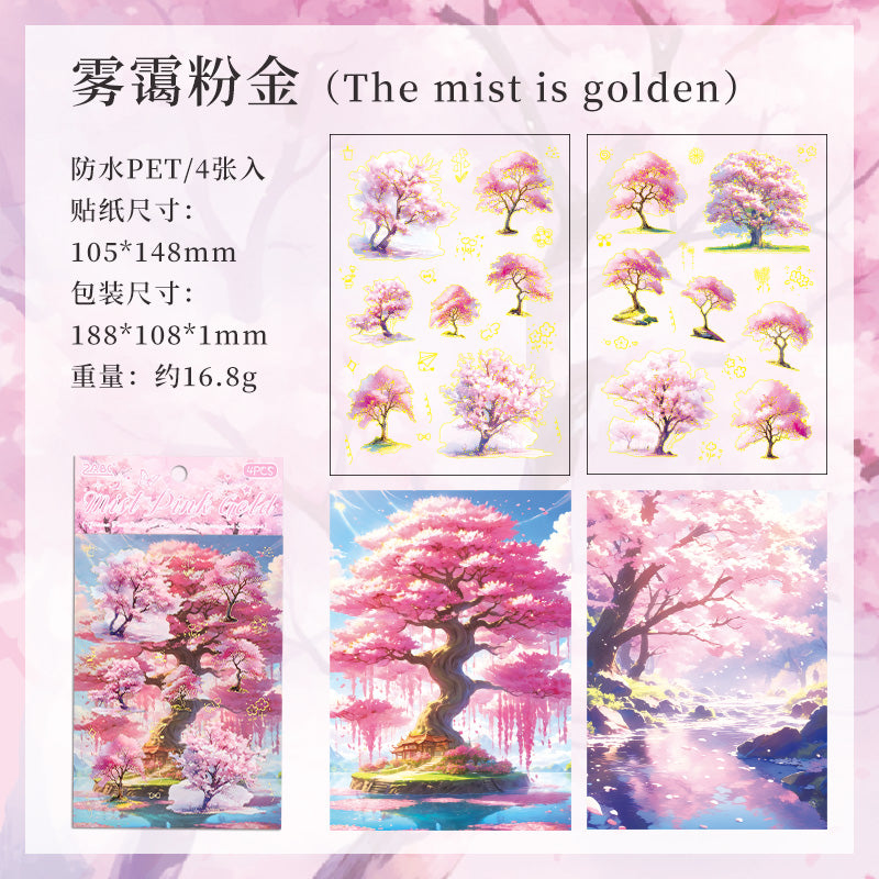 #02177 Seasons of the Trees Series Sticker