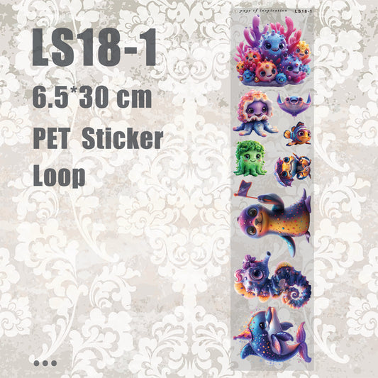 #LS18-1 S PET Sticker Loop