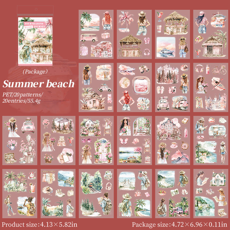 #02308 Journey Of four Seasons Series Sticker