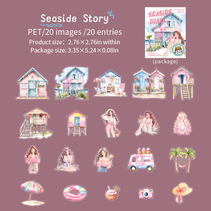 #02179 Ocean Side Series Sticker