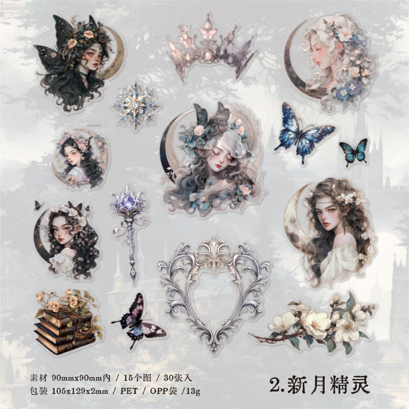#02246 Gothic Lovers Series Sticker