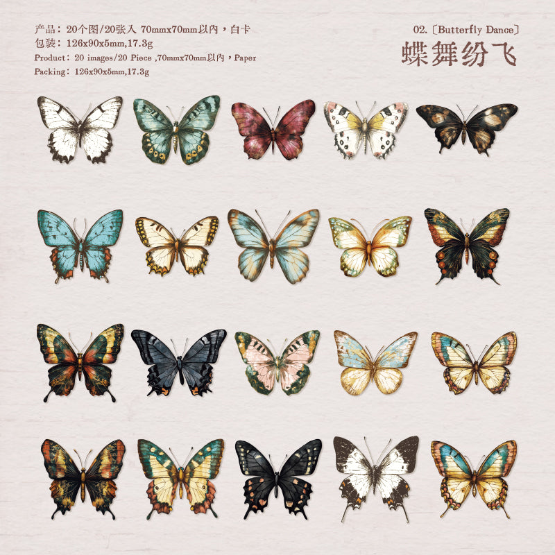 #02115 Classical Retro Collection Series Sticker
