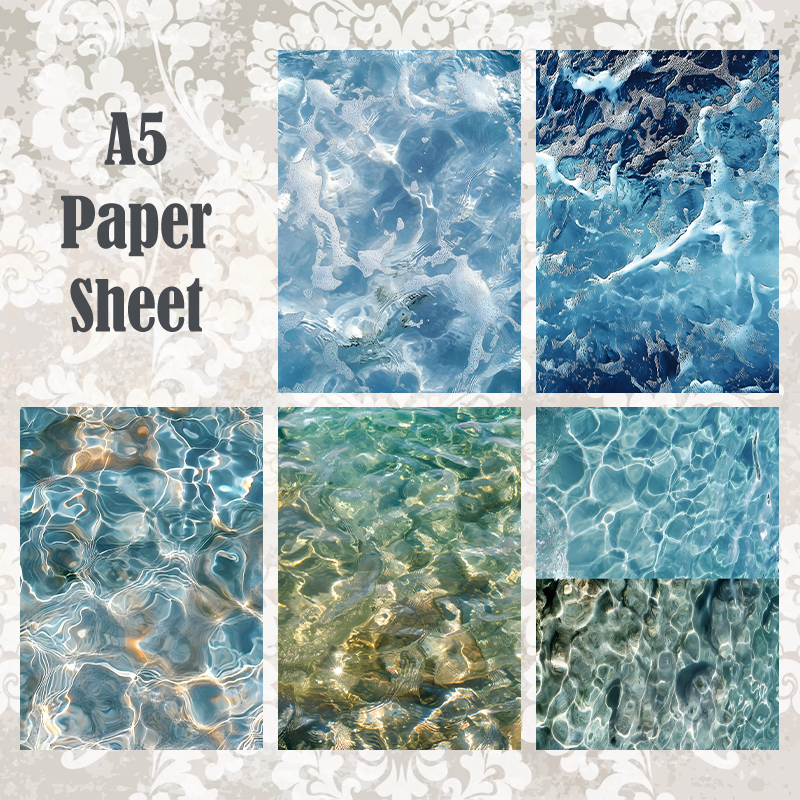 #5A202 POI Print A5 Cardstock Paper Set 10 Pcs
