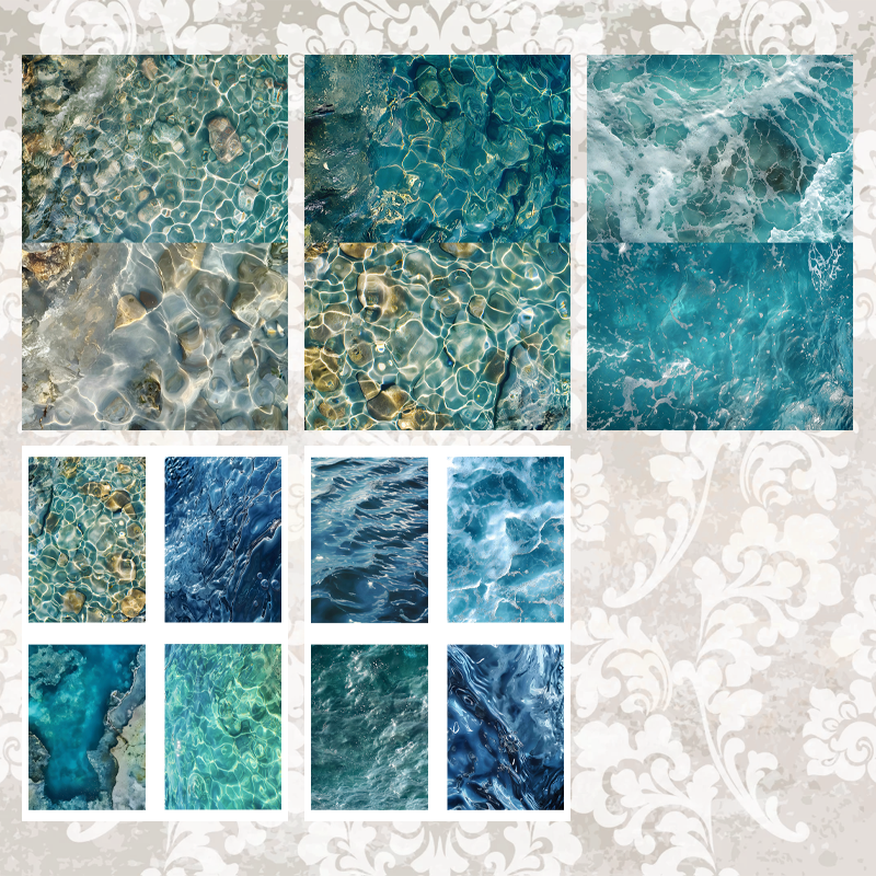 #5A202 POI Print A5 Cardstock Paper Set 10 Pcs