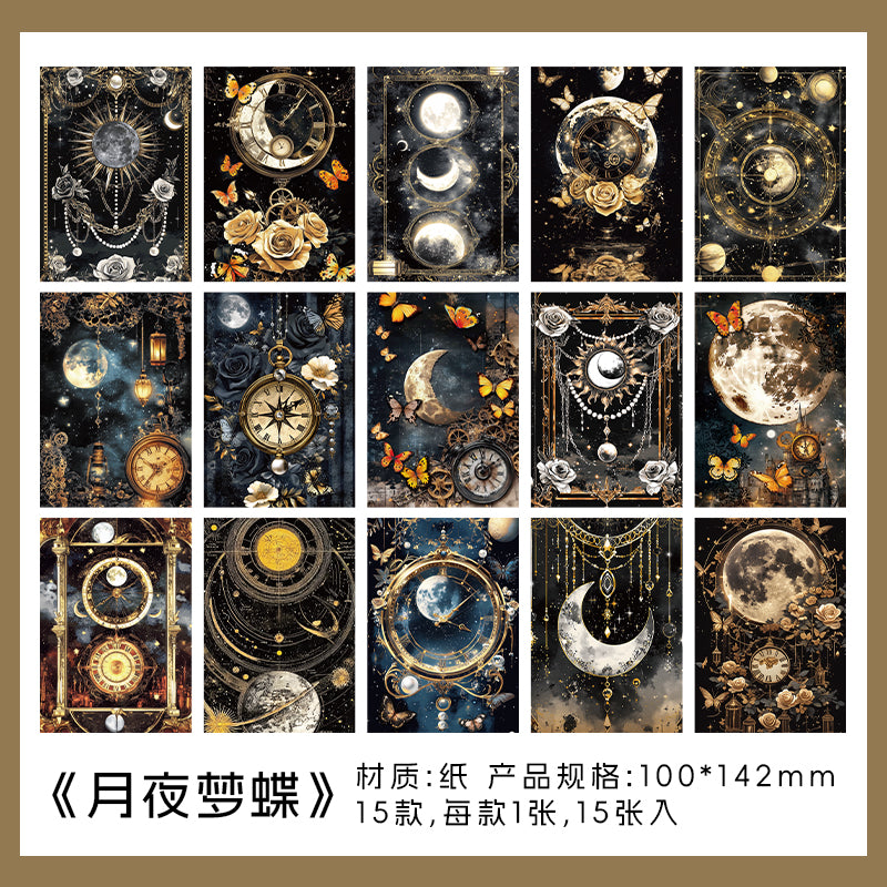 #02474 Deep Starry Series Material Paper