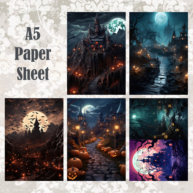 #5A213 POI Print A5 Cardstock Paper Set 10 Pcs