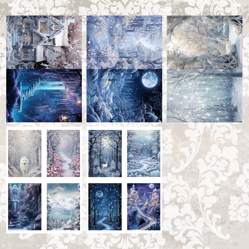 #5A218 POI Print A5 Cardstock Paper Set 10 Pcs