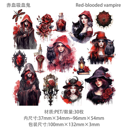 #02248 Gothic Vampire Series Sticker