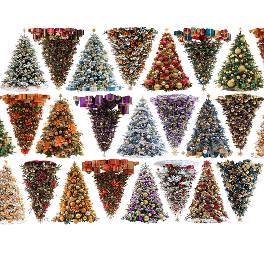 #03224 Customized PET Tape Christmas Tree