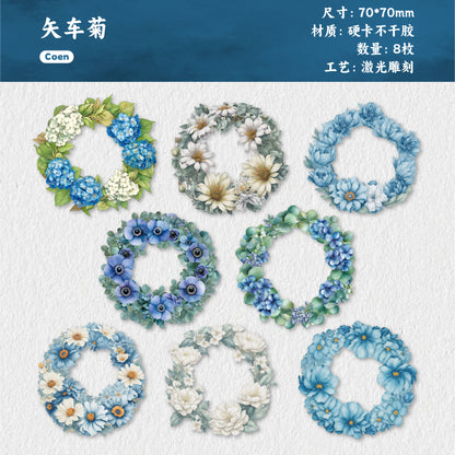 #02867 Flower Ring Series Sticker