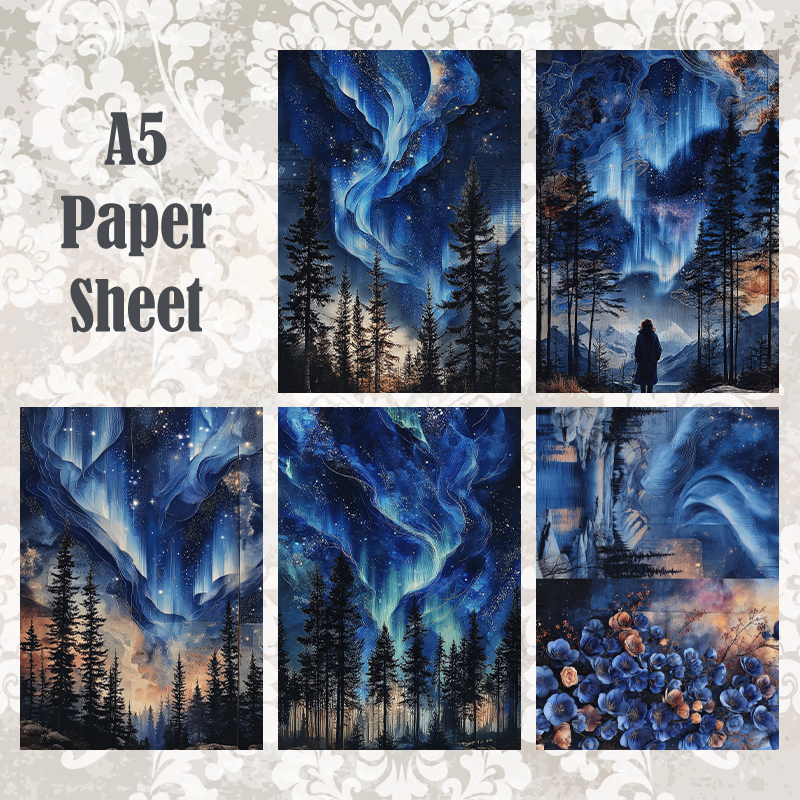 #5A220 POI Print A5 Cardstock Paper Set 10 Pcs