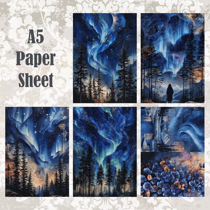 #5A220 POI Print A5 Cardstock Paper Set 10 Pcs