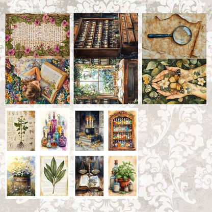 #5A223 POI Print A5 Cardstock Paper Set 10 Pcs