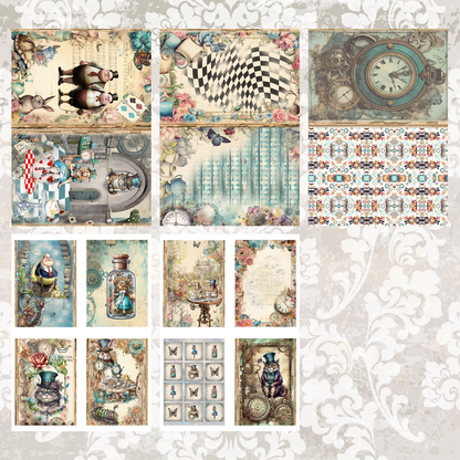 #5A228 POI Print A5 Cardstock Paper Set 10 Pcs